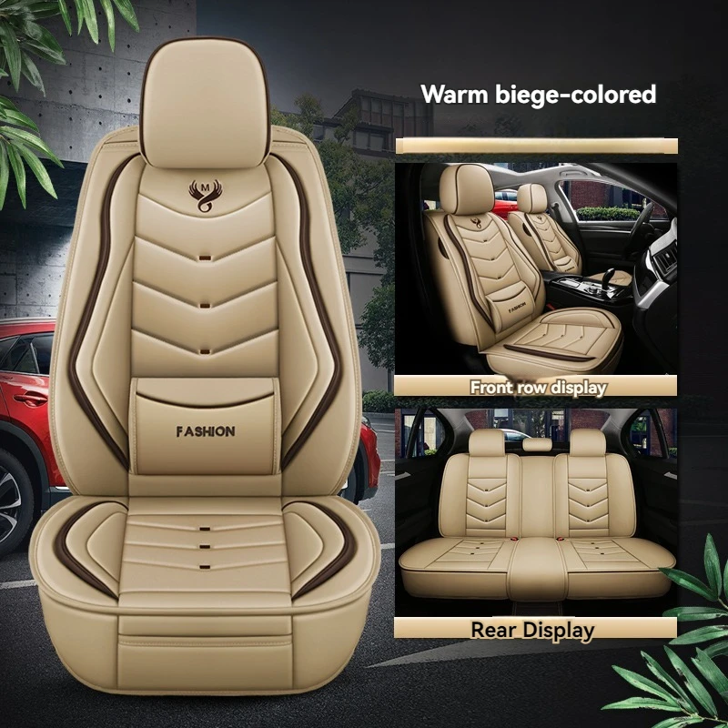 

5-Seat Waist Protector Luxury Car Seat Cover For Volkswagen POLO Quest Tiguan Jetta Golf Lavida Sagitar Civic Auto Accessories