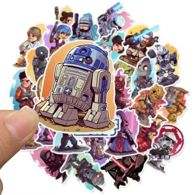 50pcs Star Wars cartoon graffiti stickers, motorcycles, luggage, decorative waterproof stickers, children\'s gifts