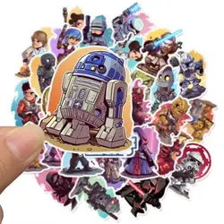 50pcs Star Wars cartoon graffiti stickers, motorcycles, luggage, decorative waterproof stickers, children's gifts