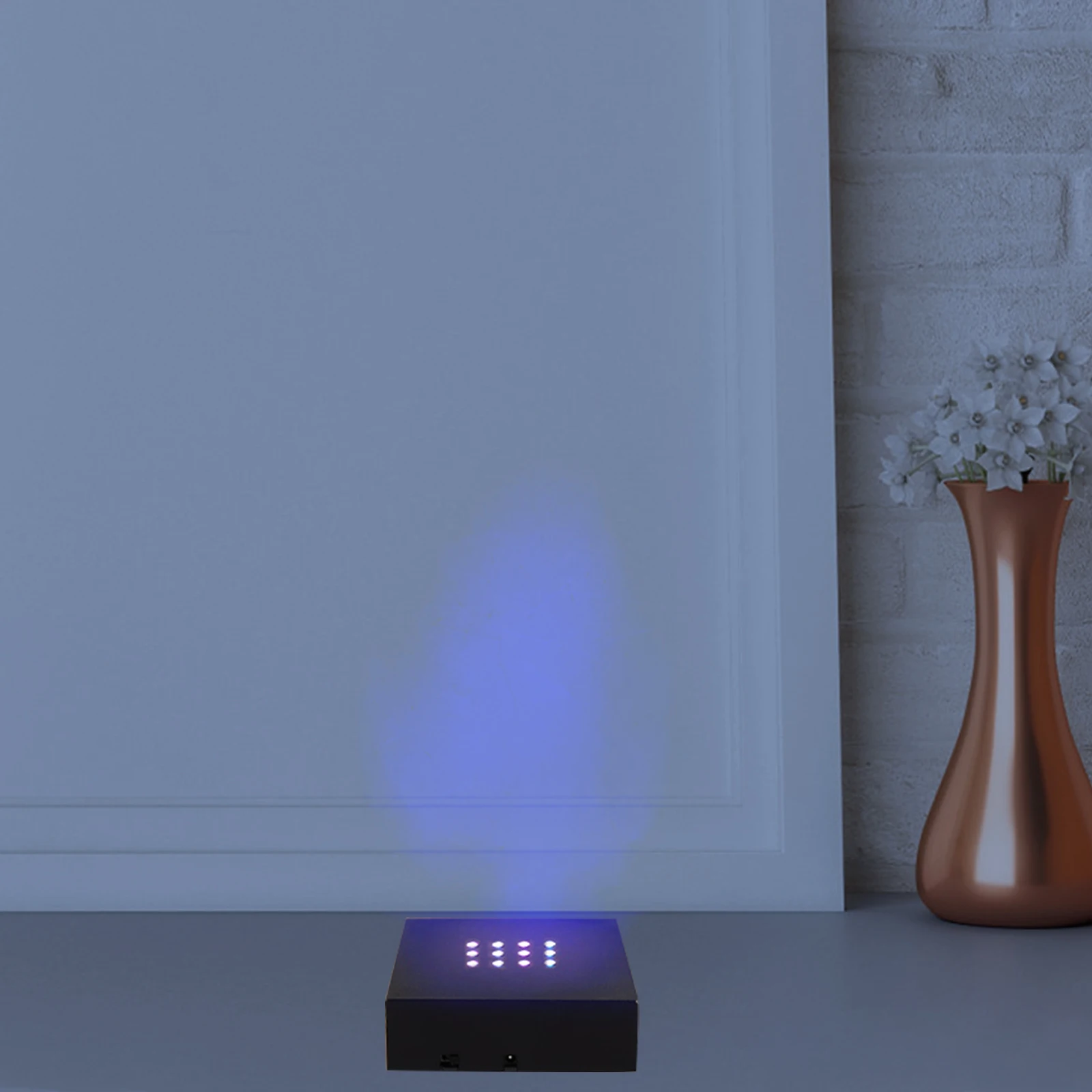 

LED Mahjong Lamp Holder Base Stand Display Colorful Crystal Light Plastic 7 Colors LED Base for Home Office Table Decor Lighting