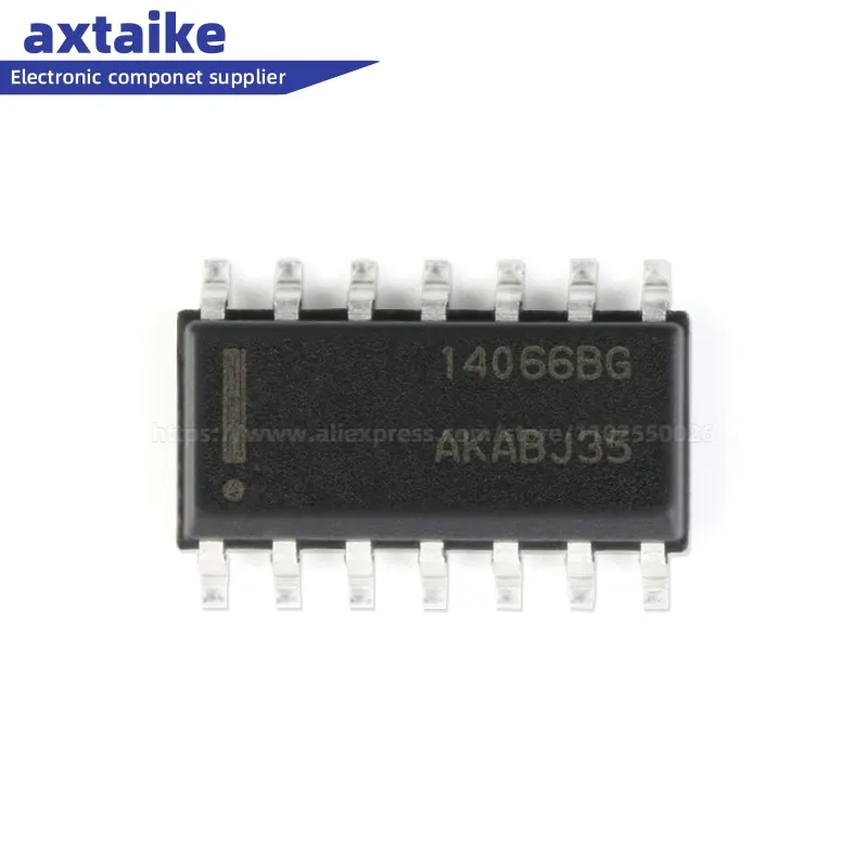 10PCS MC14066BDR2G 14066BG MC14066 MC14066B SOP-14 Quad Analog Switch/Quad Multiplexer SMD SOP IC