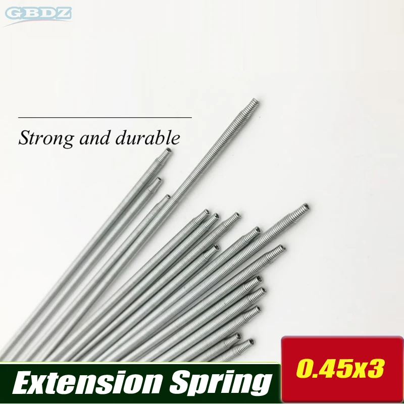 

8Pcs Anti-Slip Hook Feeding Galvanized Spring, Cold-Cut Pointed Rubber Roller, Heat Sealing Bag Machine Parts, Tension Spring