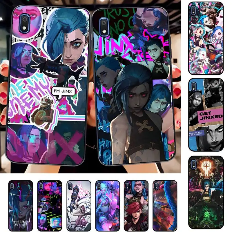 L-League of L-Legends Cartoon Arcane Jinx Phone Case For Samsung A 10 11 12 13 20 21 22 30 31 32 40 51 52 53 70 71 72 73 91 13