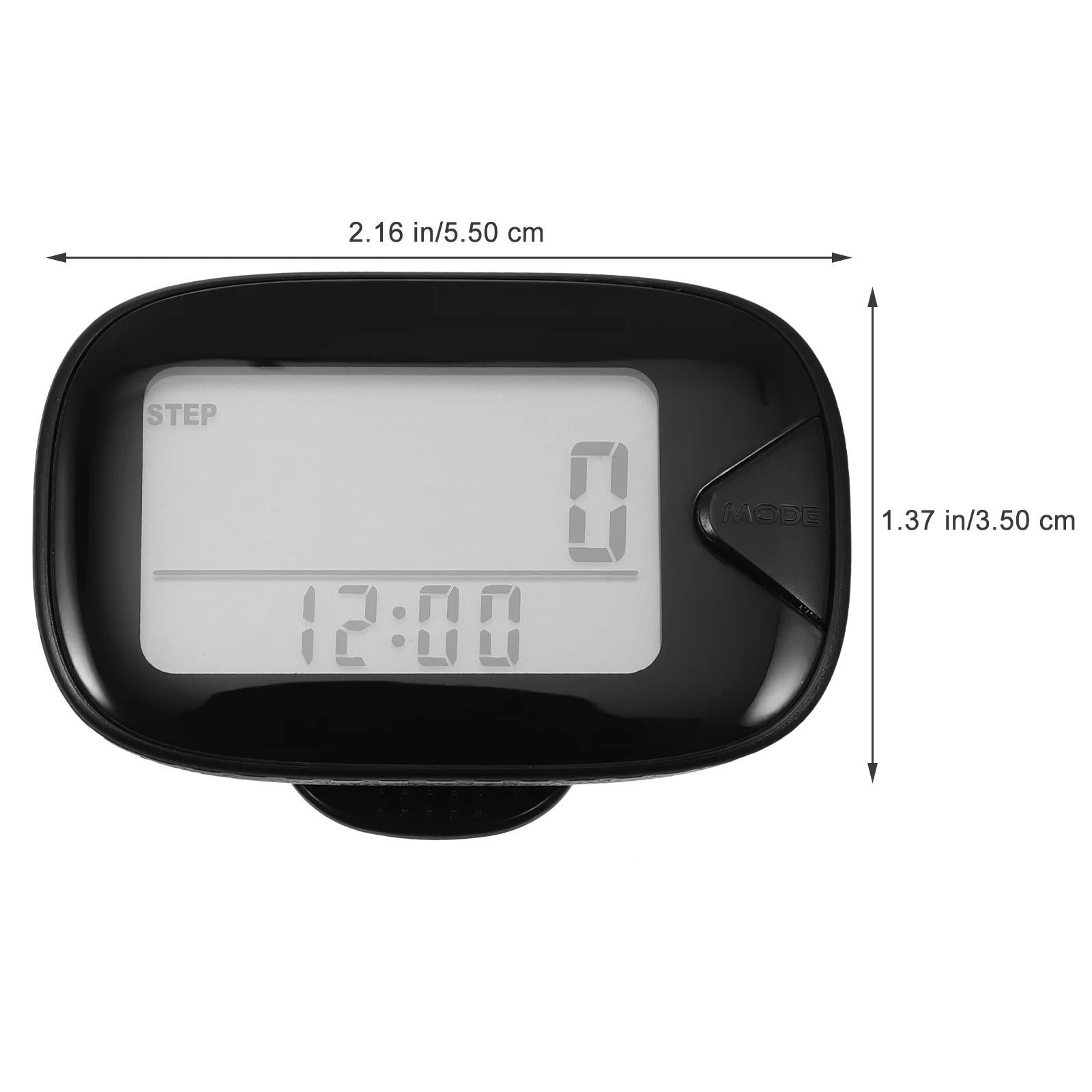 1Set Schrittzähler Digitaler Laufschrittzähler Leichter Clip Großes Display für Fitness Walking Jogging Sportzubehör