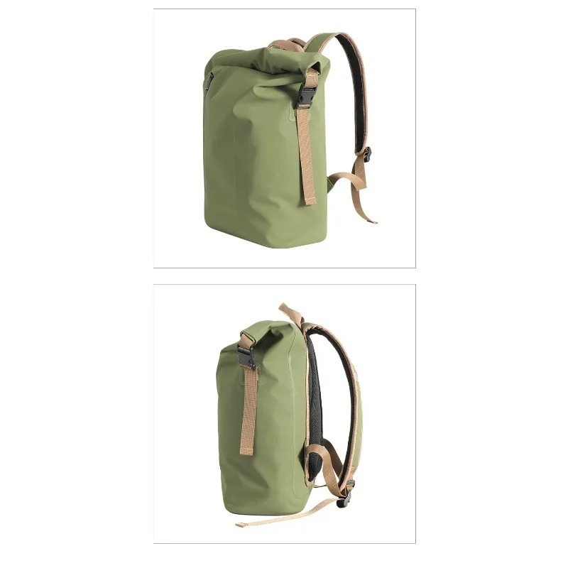 Outdoor Waterproof Bag 25L Camping Travel Rainforest Rafting Large Capacity Shoulder Multifunctional Waterproof Bag TPU