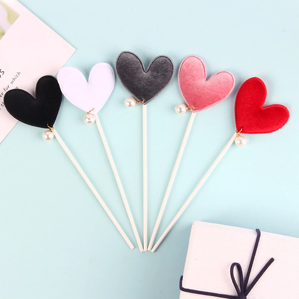 

10 Pcs Cake Decor Cupcake Toppers Glitter Star Decoration Picks Wedding for Party Birthday