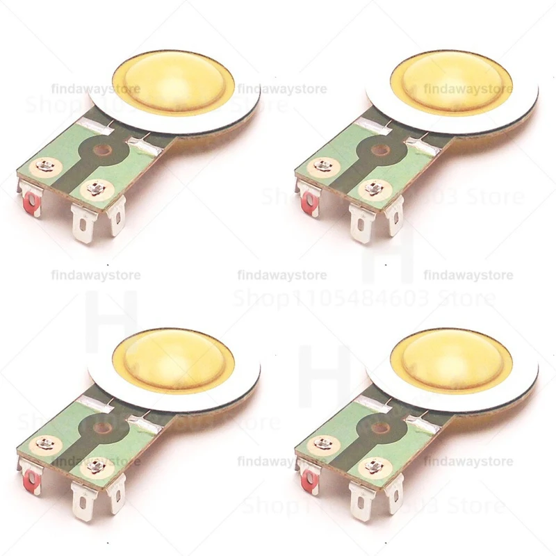 Diafragma de Tweeter AFT Calibrado (4 Peças) para Driver Behringer Eurolive 25T80AB 25T20A8 8 Ohms - Peças de Reposição para Reparo de Áudio