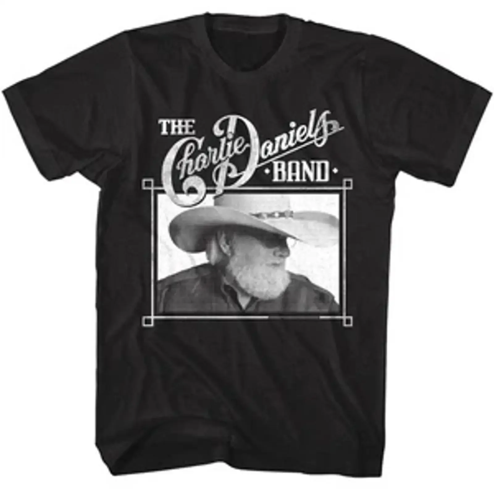 Charlie Daniels Band Cowboy Profile Men's T Shirt vintage Washed Comfortable Slightly Versatile designer clothes Stylish