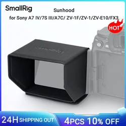 SmallRig Sunhood for Sony A7 IV / A7S III / A7C / ZV-1F / ZV-E10 / FX3 Camera Rig Screen Hood for Shoot Video Accessory 3206