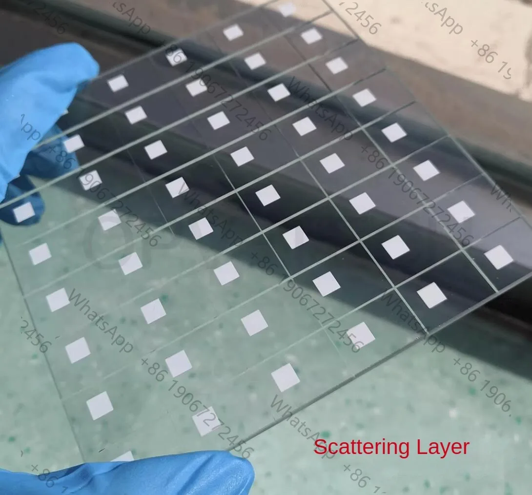Titanium dioxide electrode/TiO2 electrode (with scattering layer)