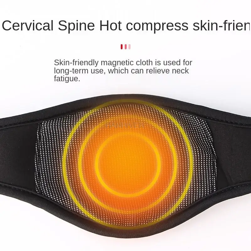 Cervical neck brace unisex portable infrared magnetic electric heating household USB mini fever neck guard