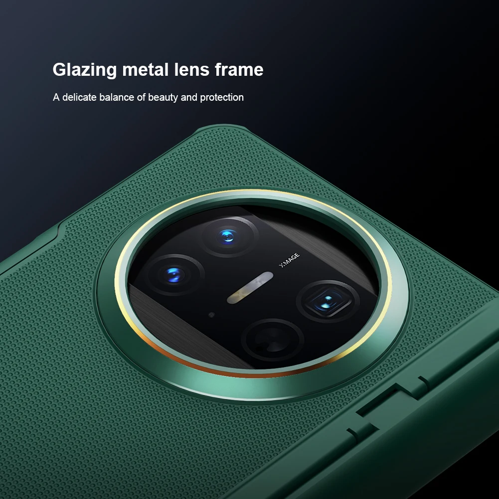 Nillkin Matte for Huawei Mate X3 MateX3 Case Super Frosted Shield Fold Case with Kickstand Holder Ultra-Thin Hard PC Hinge Cover