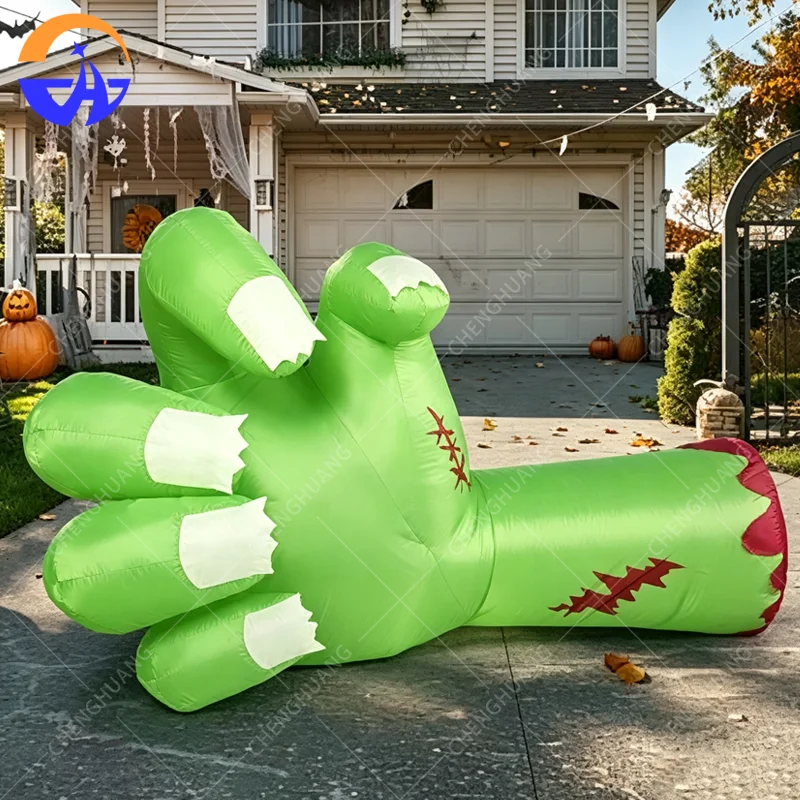 Customized Inflatable Halloween Palm Model Horror Festival Advertising Event Decoration Props with Blowers