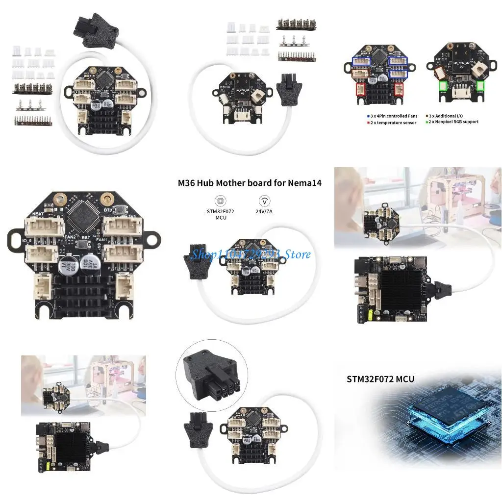 

Y2GD M36 36 Step Motor Board Onboards TMC2209 and ADXL345 with RGB Light PWM Support