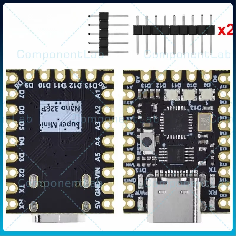 3-10pcs Nano V3 SuperMini Atmega328P Microcontroller Core Board Soldered Development Board Enhanced Module