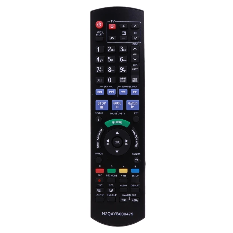 BluRay IR6 Remote Control Replacement for Panasonic DVD Player Applicable N2QAYB000479 N2QAYB000475 DMRBW780GL DMR-BW780