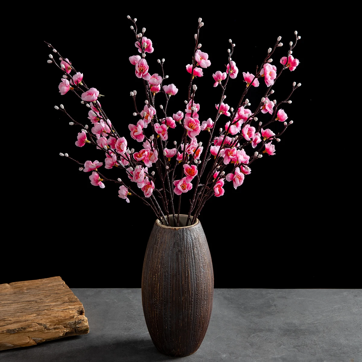 Künstliche Blumen, Seide, Pflaumenblüte, Pfirsichzweig, Neujahr, Weihnachten, Zuhause, Vase, Tisch, Outdoor, Garten, Hochzeit, Party, Dekoration, DIY-Geschenke – Detail 3
