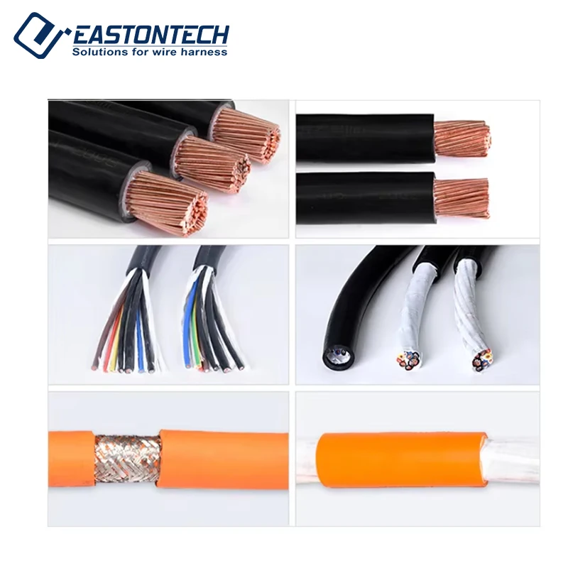 EW-05A ماكينة تجريد أسلاك الكمبيوتر 35mm2 أوتوماتيكية بالكامل نوع الحزام ماكينة قطع وتجريد الكابلات غير الختم