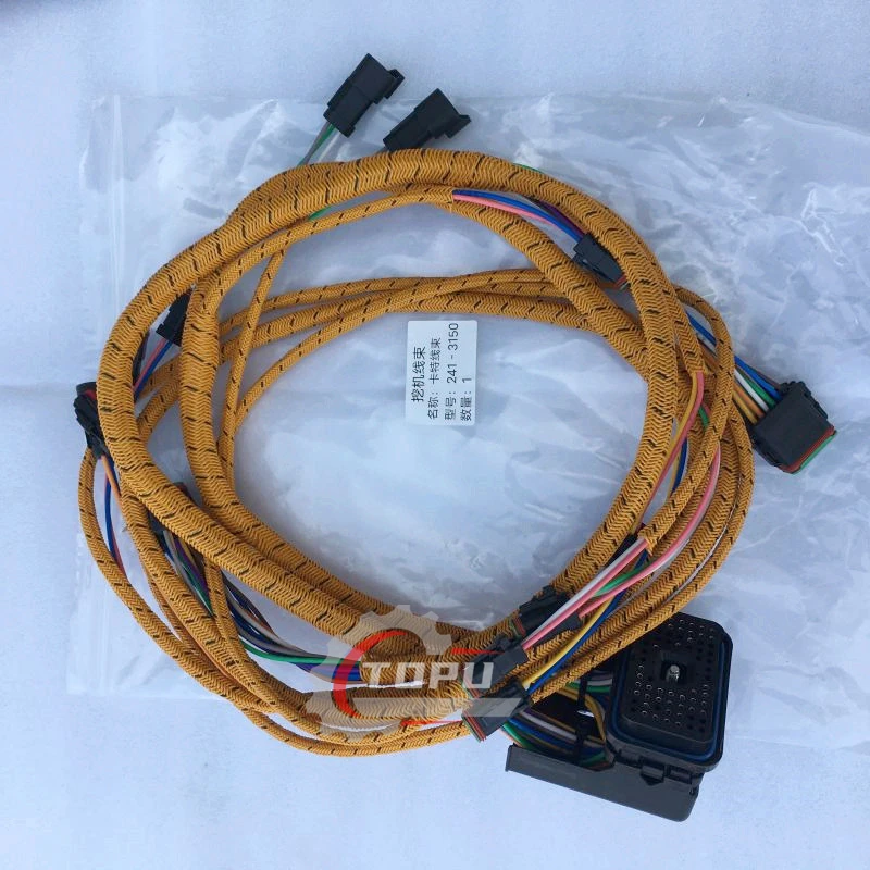 

CAT 345C 345D 349D Детали экскаватора C15 C18 Жгут проводов двигателя 241-3150 2413150