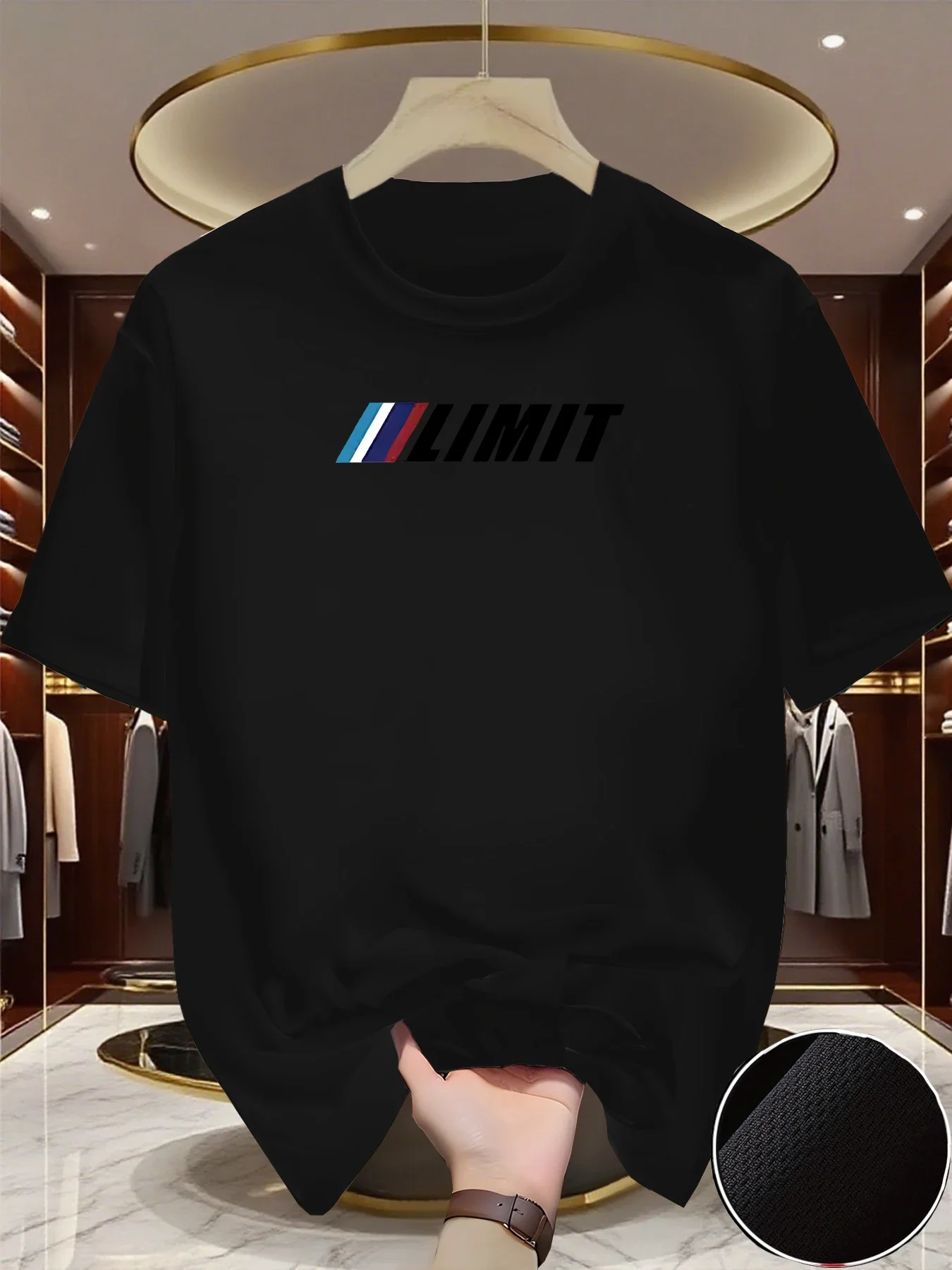 New summer men's sports jacket -quick-drying limited print - men's fitness sports T-shirt - short-sleeved sports running T-shirt