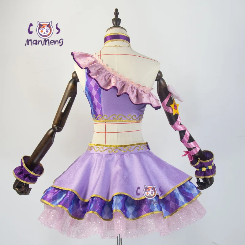

Anime Aikatsu STARS! Nanakura Kohar‌ Cosplay Costume Women's sweet dress necklaces props socks Halloween Christmas Lolita unifor
