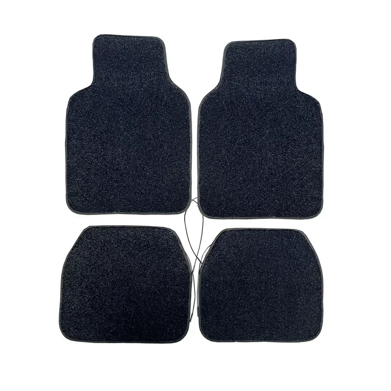 High Quality 4-Piece Non-Slip Car Floor Mat All-Over Polyester Fiber Optics Leather Heel Pad General Purpose All-Over Sky Design