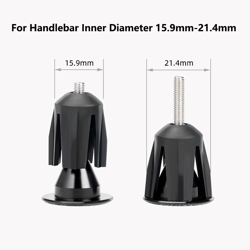 TOOPRE MTB Road Bike Handlebar End Plugs Bicycle Grip Handle Bar End Cap Aluminum Alloy MTB Handlebar Grips Plugs Caps