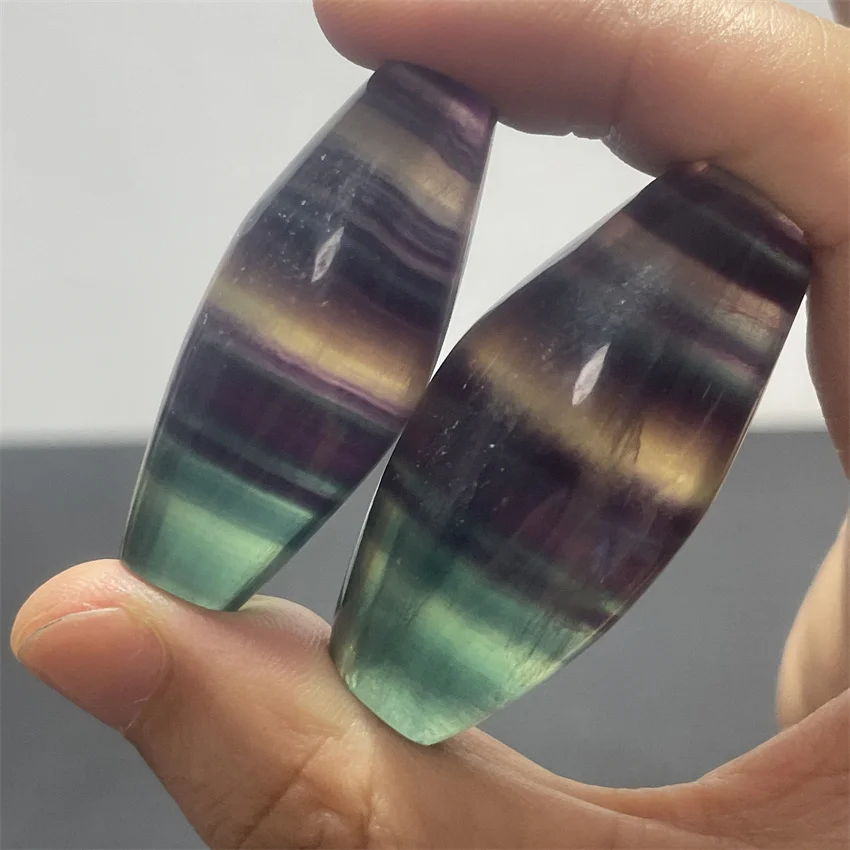 Hot Sale Natural Colorful Fluorite Bucket Bead Crystal Healing Special  for Meditation Healing Positive Healing Balancing Set
