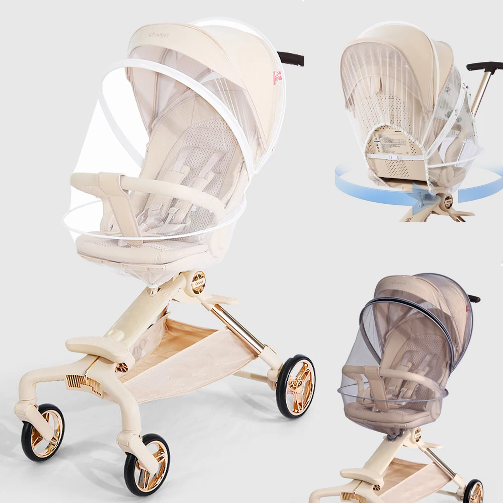 

Baby Stroller Mosquito Net Full Cover Universal Summer Mesh Zipper Mosquito Insect Universal child stroller Accessories
