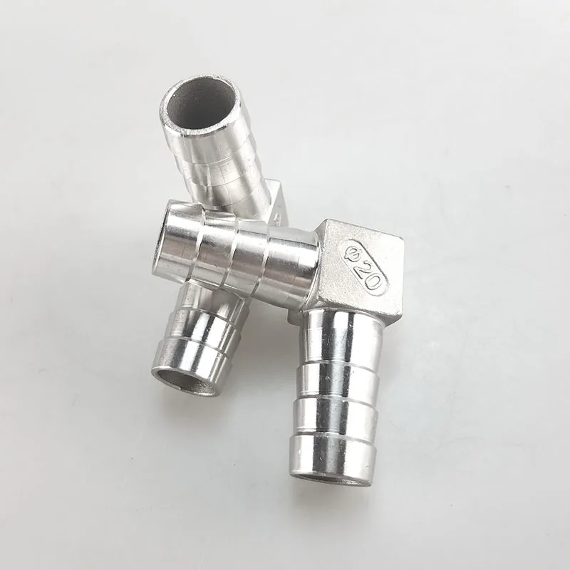 6/8/10/12/14/15/16/19/20/25/32MM Hose Barb 304 Stainless Steel Elbow Pipe Fitting Coupler Connector Adapter For Fuel Gas Water