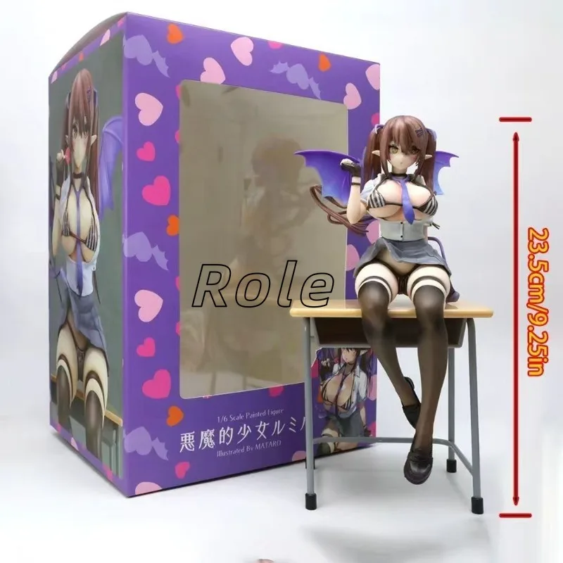 

【In Stock】23CM Native Pink Demon Girl Lumiru Bunny Vertu PVC Action Cartoon Model Toy Collection Doll Gift