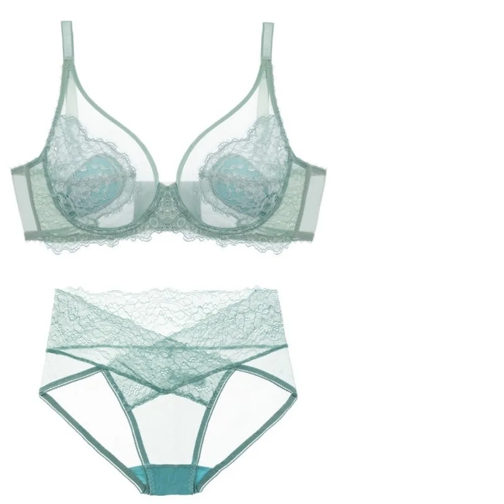 New Design Sexy Underwear Push-up Bra Ultra Thin Soft Underwire Bra Underpants Set Hottie Set Anti-sag Bra Small Boobs