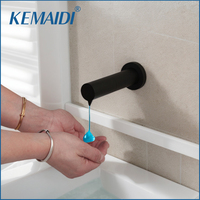 KEMAIDI Automatic Soap Dispenser Matte Black 500ml Touchless Sensor liquid Soap Hand Sanitizer Big Shampoo Detergent Dispenser