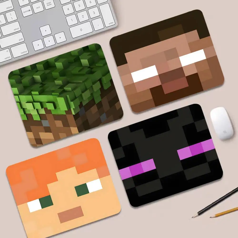 

Mosaic pixel Rubber Small Desktop Desk Mat Kawaii Gaming Accessories Students Writing Pad for PC Mouse Carpet