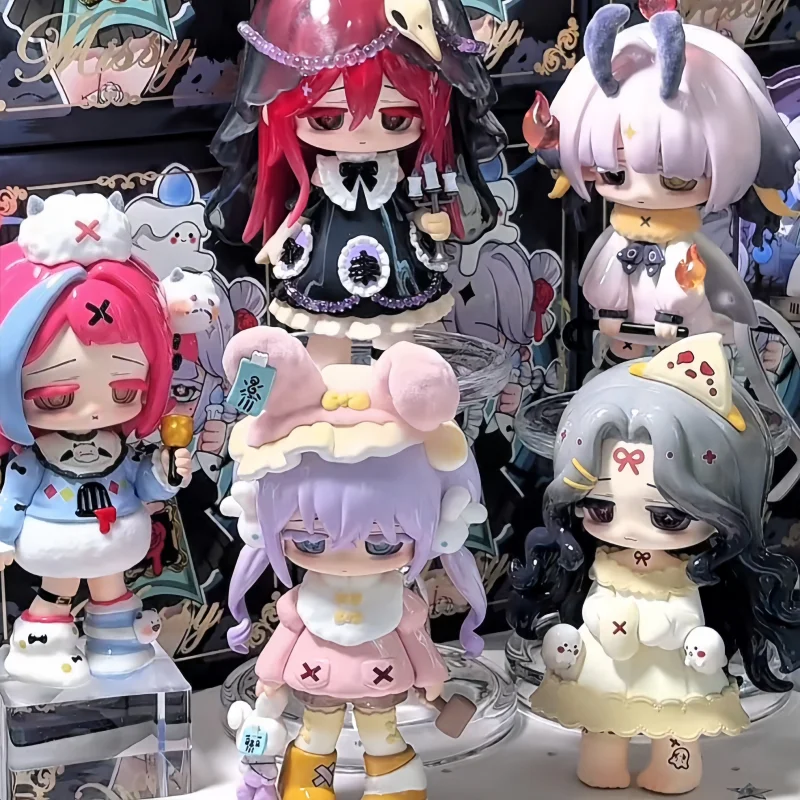 سلسلة Missy'S Sweet and Sad Girl صندوق أعمى تماثيل قابلة للجمع عصرية لا يمكن المساس بها هدية ملاك القتل للألعاب والهوايات
