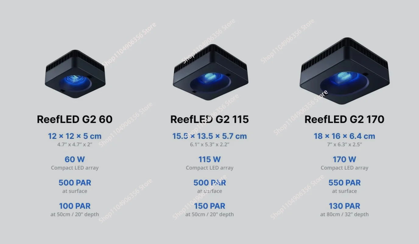 New LED 60w Aquarium Light Best Flash Efficiency Compact Marine Reef Aquarium Accessories