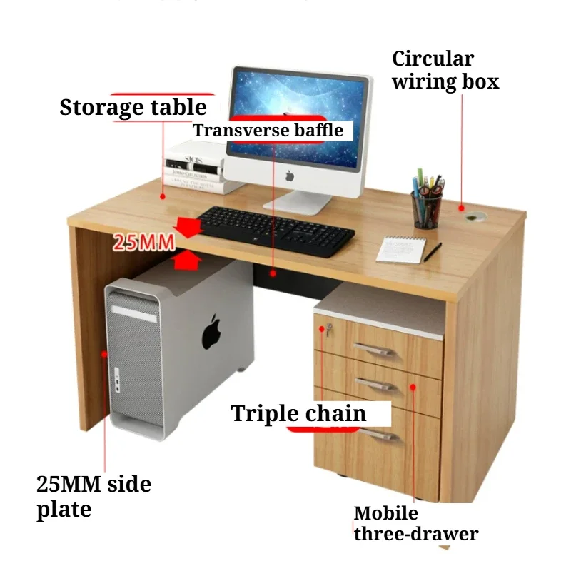 &Workstations Office Desks White Computer Standing Study Room Desks Portable Gaming Table Writing Escritorio Office Furniture