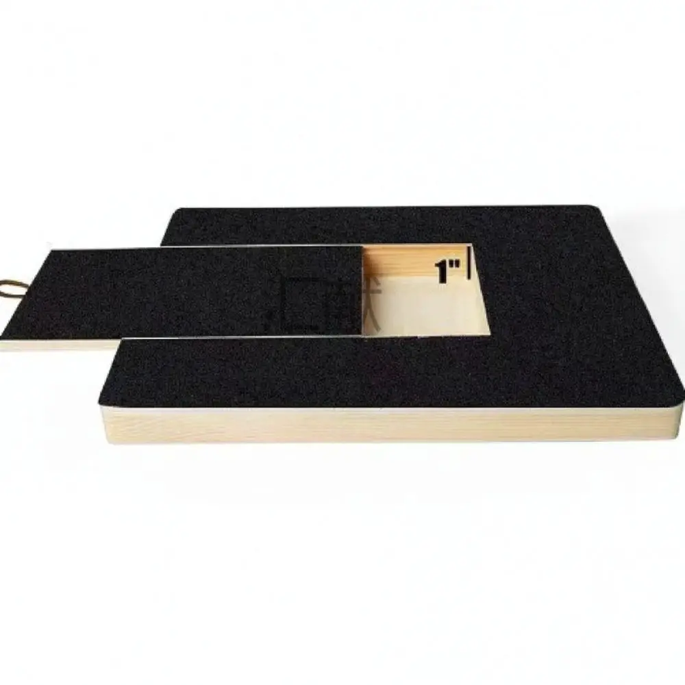 Pet Scratching Board Wooden Drawer Design Dog Nail File Tool With Food Storage For Safe Claw Trimming Grooming Needs