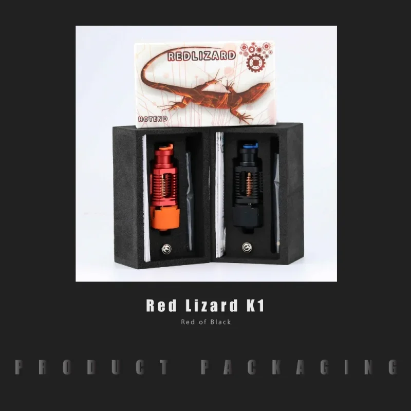 Red Lizard k1 Hotend 3D printer Voron 2.4 Prusa I3 V6 Hotend  Bimetallic  coppered hot end nozzle Titan for Ender 3 V2 extruder