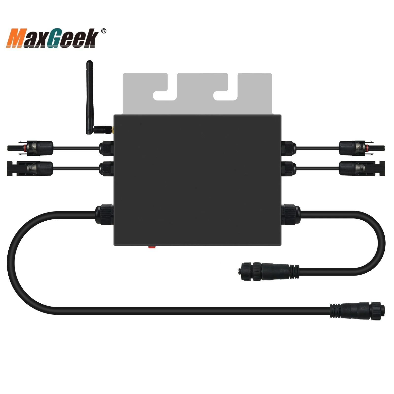 Imagem -03 - Maxgeek Sg300ms Wifi 30v 300w Inversor Inteligente Solar Micro Inversor do Laço da Grade Inversor Inteligente