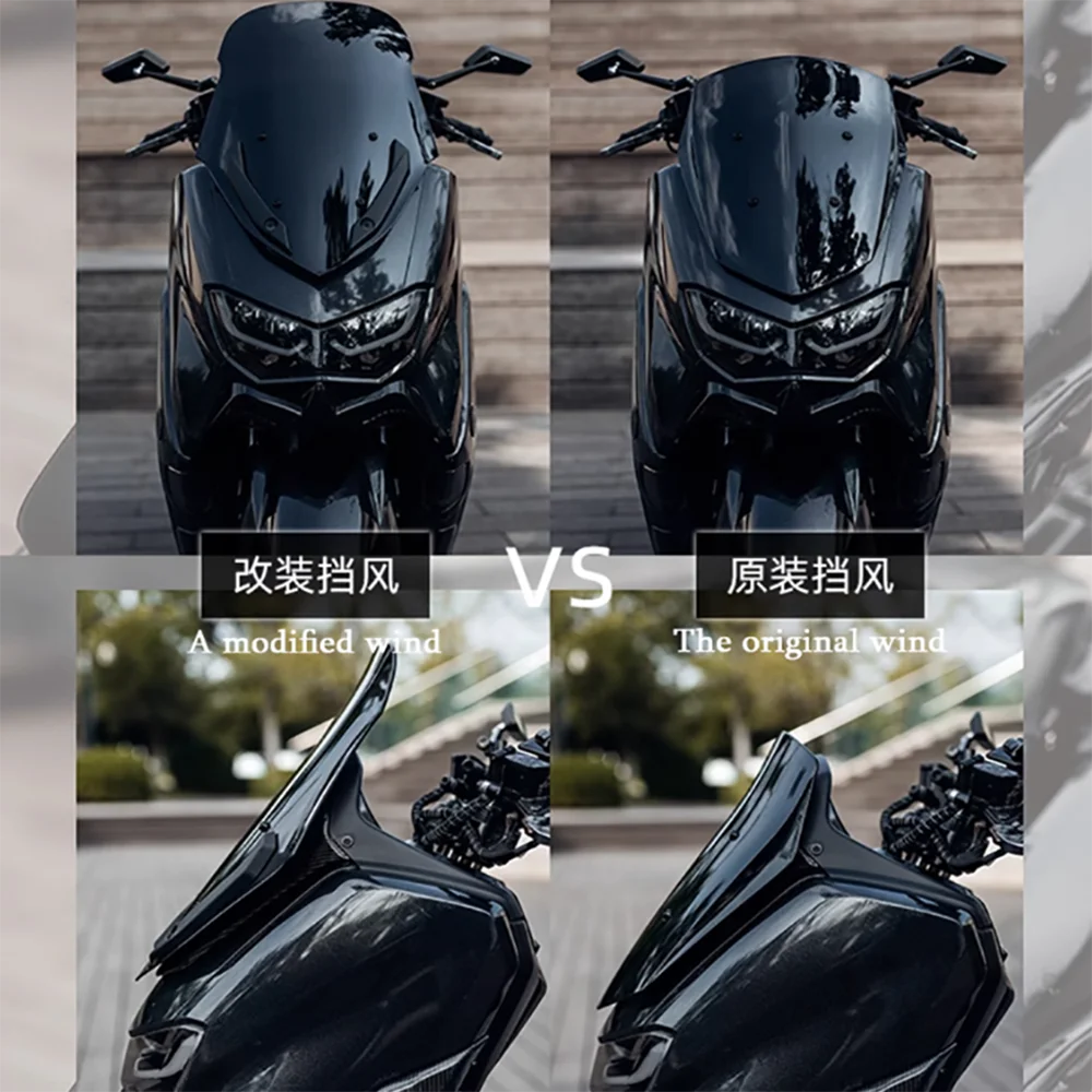 Windscreen Windshield Deflector Fairing For Yamaha Nmax155 N-MAX 155 2020-2023 Nmax 155 Motorcycle Accessories