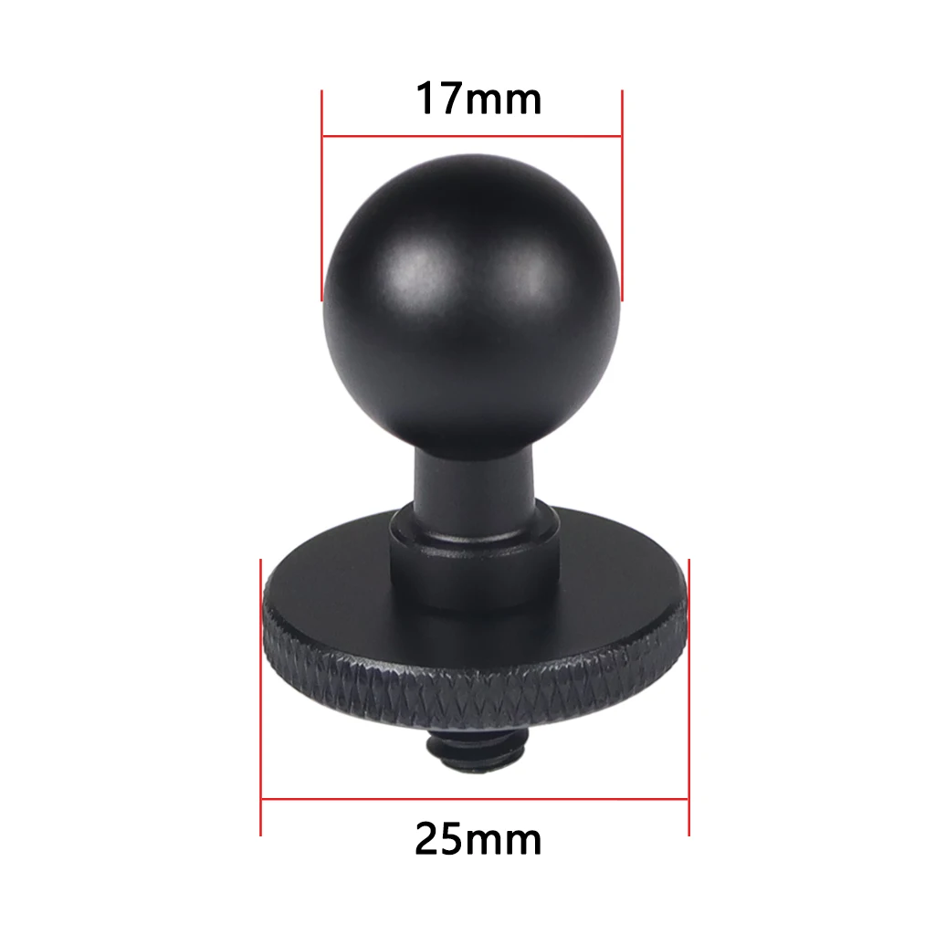 Vít 1/4 "Bộ Chuyển Đổi Cho Gopro Hero Insta360 Camera Hành Động Điện Thoại GPS Giá Đỡ Phụ Kiện 13Mm/15Mm/17Mm/20Mm/25Mm Bóng Đầu Núi