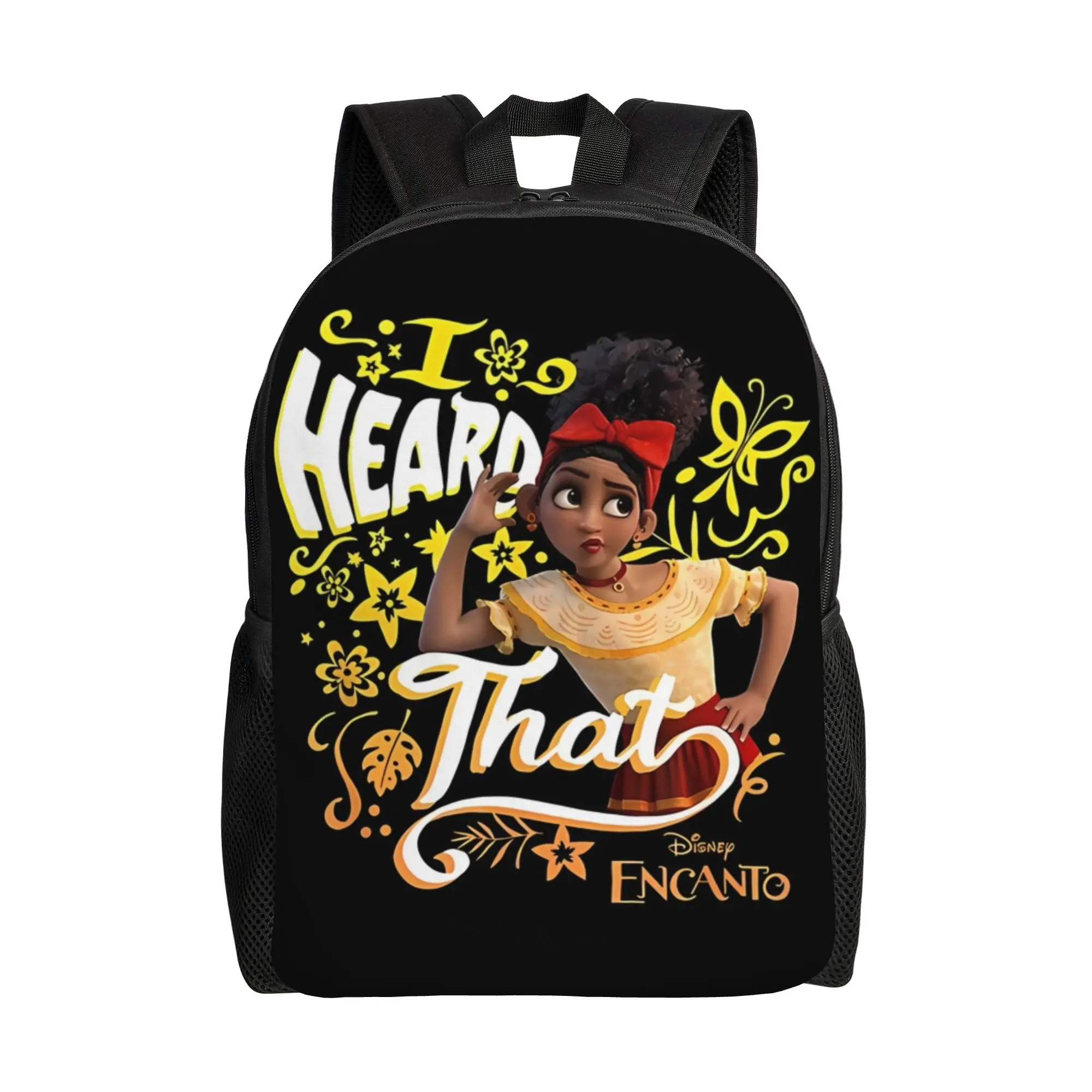 

Back to school season Vintage I Heard That Portrait Schoolbag Encanto Men Women Adult Backpack