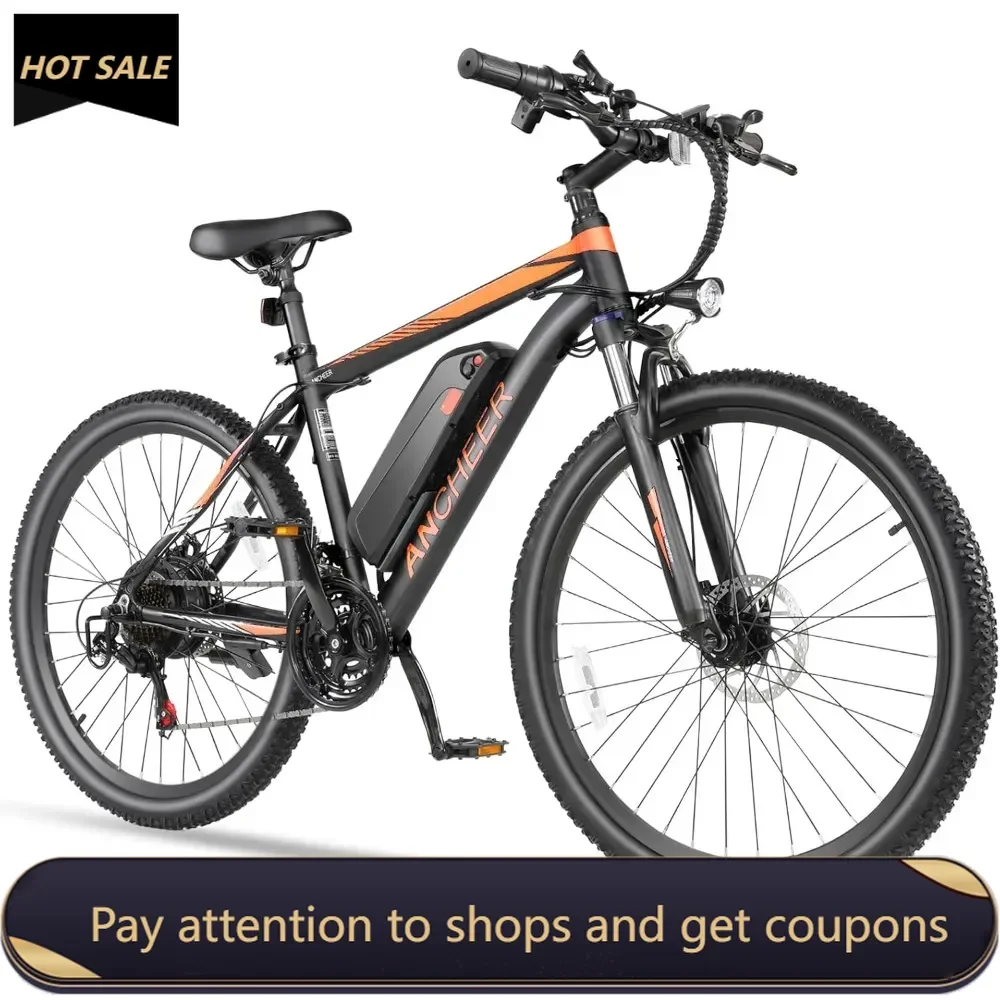 

Electric Bike for Adults, [Peak 750W Motor] Electric Mountain Bike，26" Sunshine Commuter Ebike，LCD Display, 21Speed Freight free