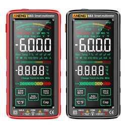 ANENG 683 6000 Count Professional Multimeter AC/DC Voltage Test Current Amperemeter Smart Touch Screen Multimeter NCV Diode Test