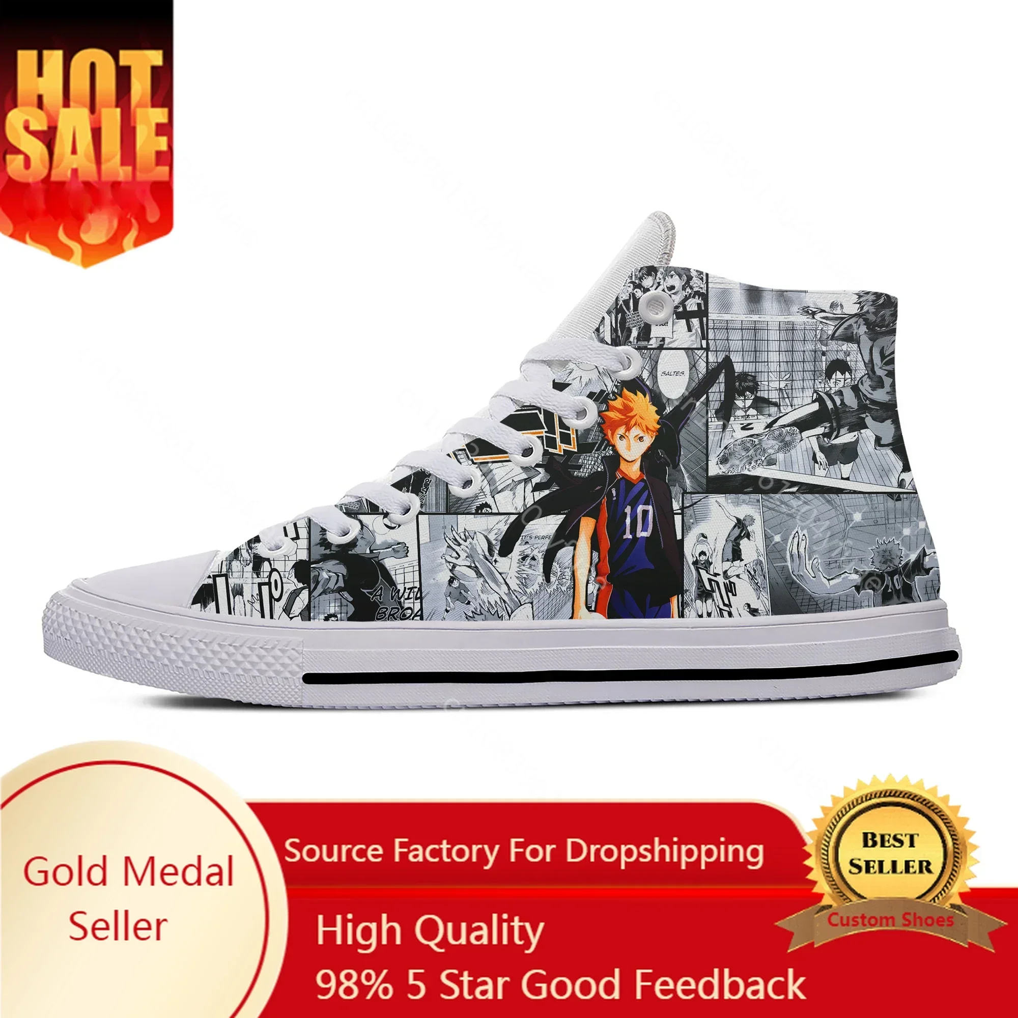

Жаркое лето крутое аниме манга Haikyuu Hinata Shoyo Kuroo классическая обувь для мужчин и женщин кроссовки высокие модные новейшие туфли для доски