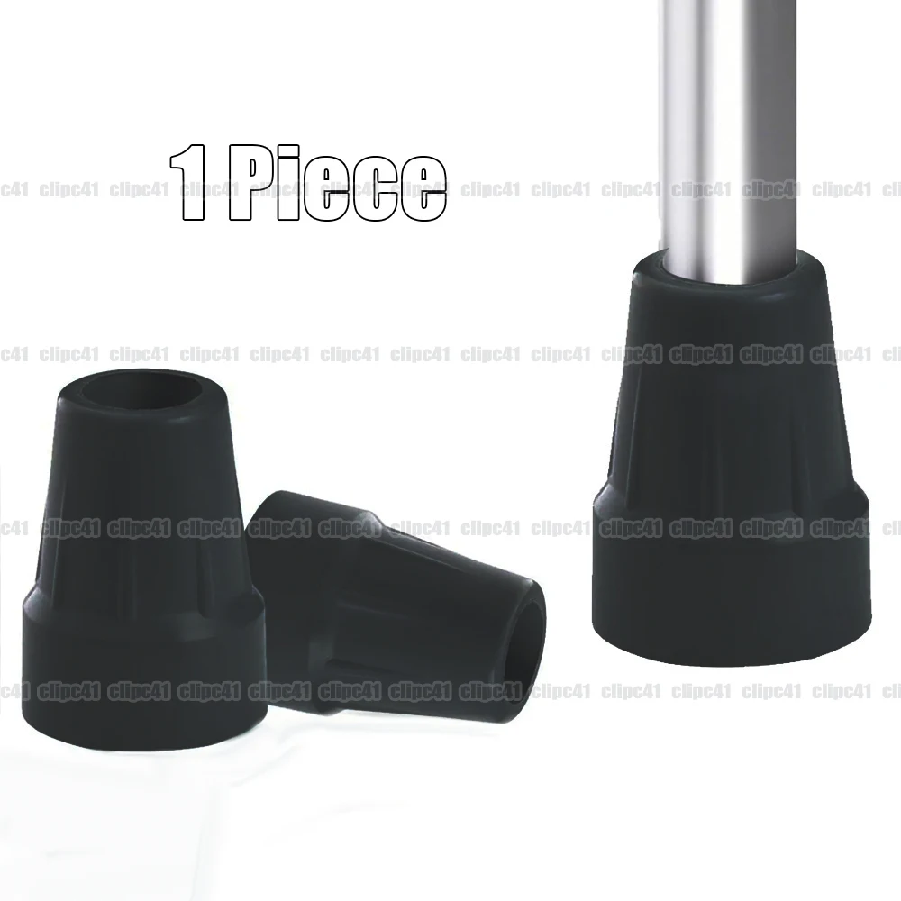 1Pc Crutch Tips 7/8 Inch Upgrade Heavy Duty Rubber Crutch Accessories Replacement Non-Slip Parts 19mm 22mm