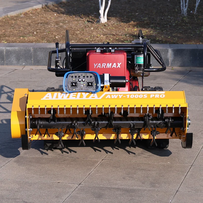 

Профессиональная беспроводная газонокосилка с дистанционным управлением для сельского хозяйства и лесного хозяйства