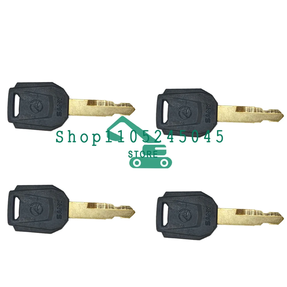 

50 шт. новых ключей зажигания, совместимых с Sany Sy, для боковых дверей экскаваторов, кранов, погрузчиков, вилочных погрузчиков, грейдеров (SANY)
