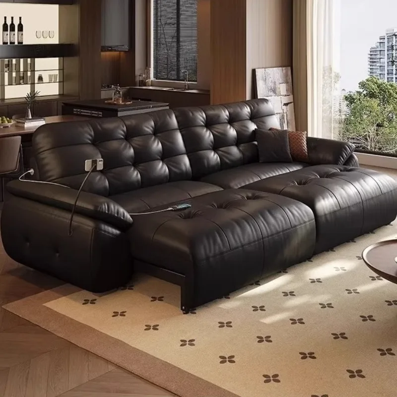 Electric Designer Sofa Minimalist Expanding Luxury Living Room Sofa Lazy Cushion European Divani Da Soggiorno House Accessories